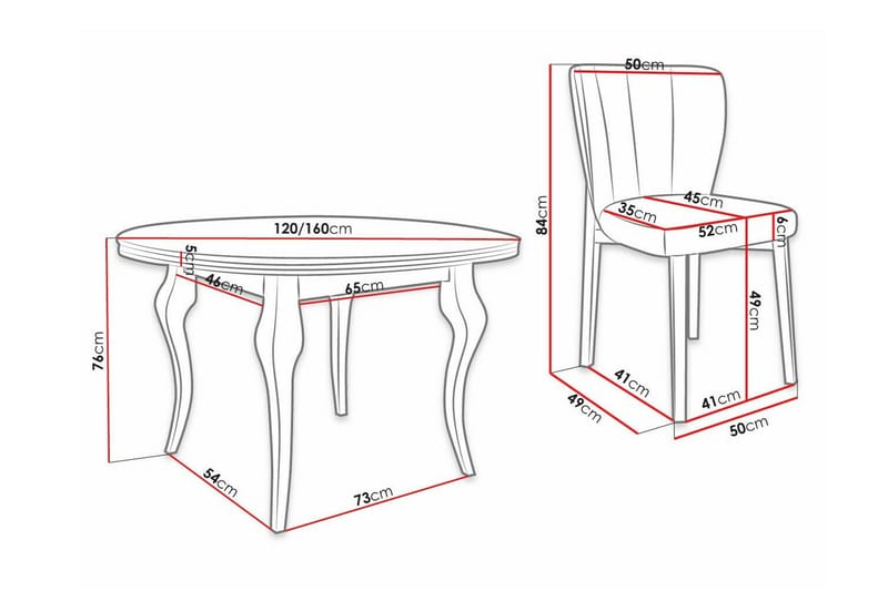 Kendale Matgrupp - Möbler - Matplats - Matgrupp & matbord med stolar