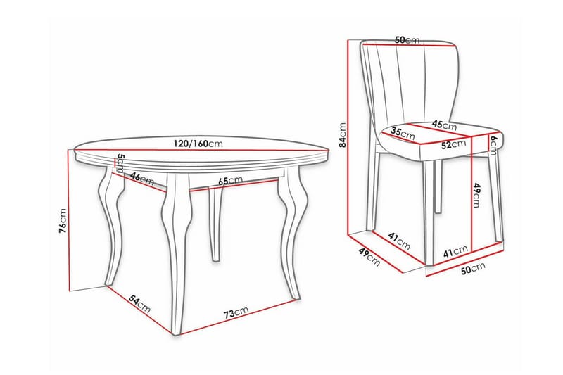 Kendale Matgrupp - Möbler - Matplats - Matgrupp & matbord med stolar