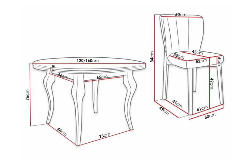 Kendale Matgrupp - Möbler - Matplats - Matgrupp & matbord med stolar