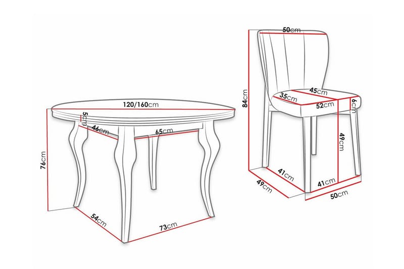 Kendale Matgrupp - Möbler - Matplats - Matgrupp & matbord med stolar