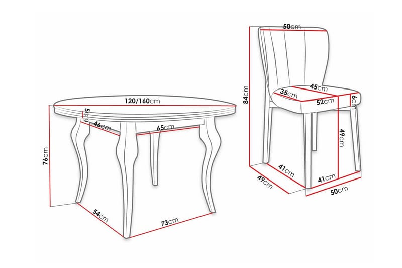 Kendale Matgrupp - Möbler - Matplats - Matgrupp & matbord med stolar