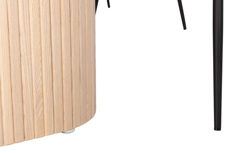 Kopparbo Matgrupp 200 cm inkl 6 Broddhult Stolar - Vit/Svart - Möbler - Matplats - Matgrupp & matbord med stolar