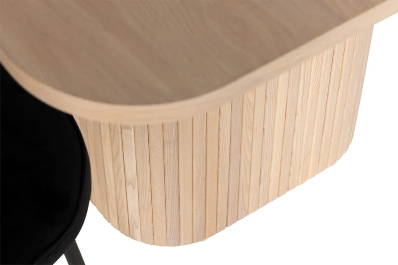 Kopparbo Matgrupp 200 cm inkl 6 Broddhult Stolar - Vit/Svart - Möbler - Matplats - Matgrupp & matbord med stolar