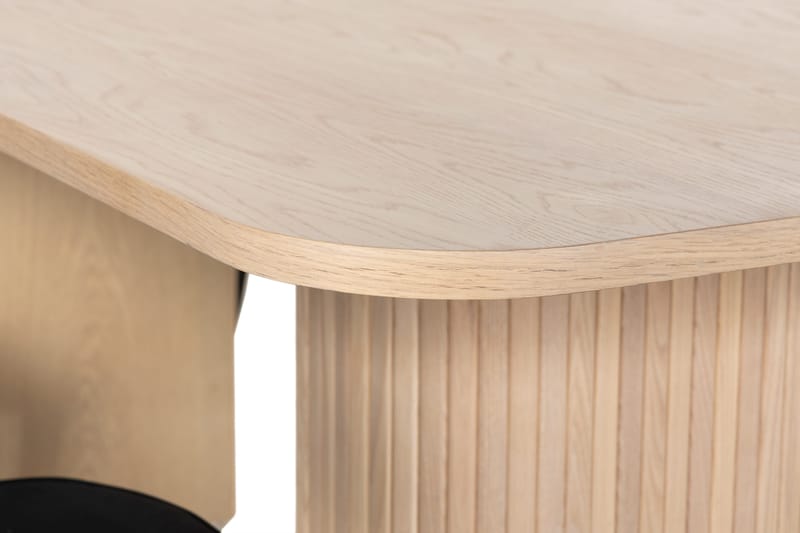 Kopparbo Matgrupp 200 cm inkl 6 Broddhult Stolar - Vit/Svart - Möbler - Matplats - Matgrupp & matbord med stolar