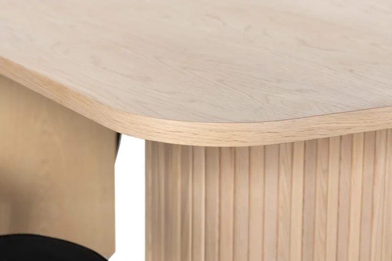 Kopparbo Matgrupp 200 cm inkl 6 Broddhult Stolar - Vit/Svart - Möbler - Matplats - Matgrupp & matbord med stolar