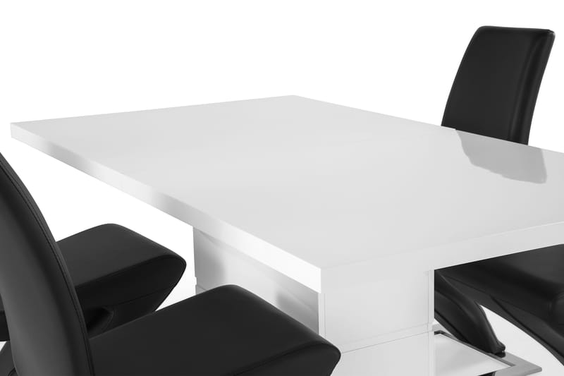 KULMBACH Bord Förlängningsbar 160 + 4 DUMAS Stol - Matgrupp & matbord med stolar