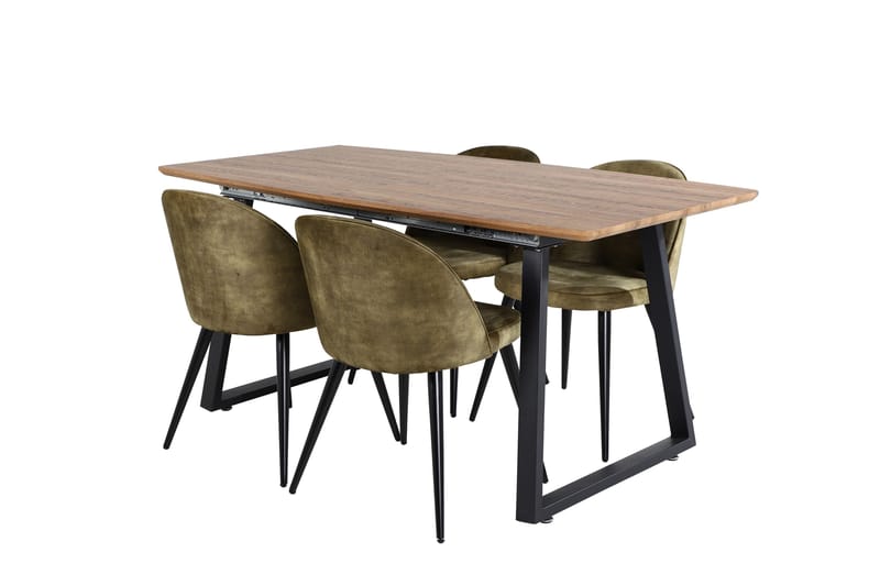 Leah Förlängningsbart Matbord med 4 st Sedavi Matstol