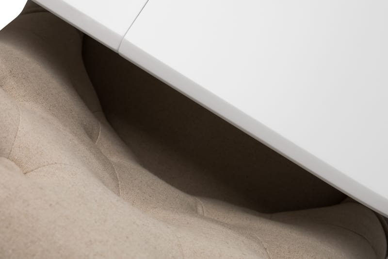 LEVIDE Bord + 4 COLFAX Stol Beige - Matgrupp & matbord med stolar