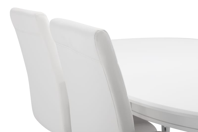 LEVIDE Bord + 4 SALA Stol Vit - Möbler - Matplats - Matgrupp & matbord med stolar