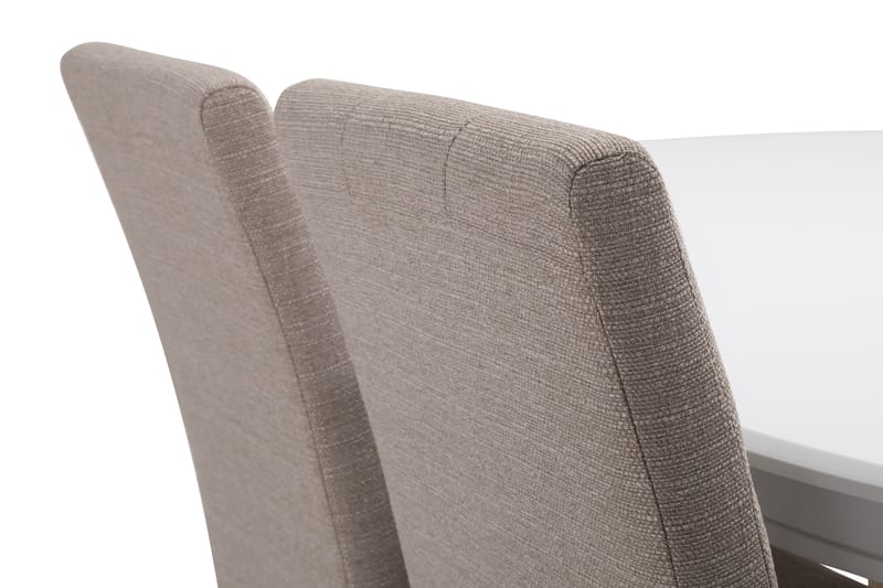 LEVIDE Bord + 4 STILO Stol Beige/Ek - Möbler - Matplats - Matgrupp & matbord med stolar