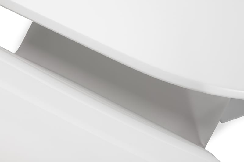 LEVIDE Bord + 6 SALA Stol Vit/Krom - Möbler - Matplats - Matgrupp & matbord med stolar
