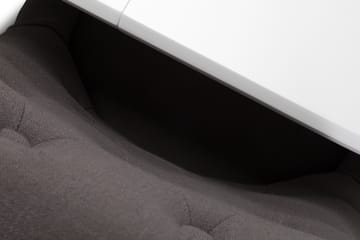 LEVIDE Förlängningsbart Matgrupp 150 Oval Vit/Beige/Grå - Möbler - Matplats - Matgrupp & matbord med stolar
