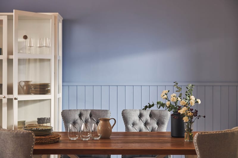 Lyon Förlängningsbar Matgrupp 200 cm inkl 6 Bergviken Stolar - Brun/Vit - Möbler - Matplats - Matgrupp & matbord med stolar