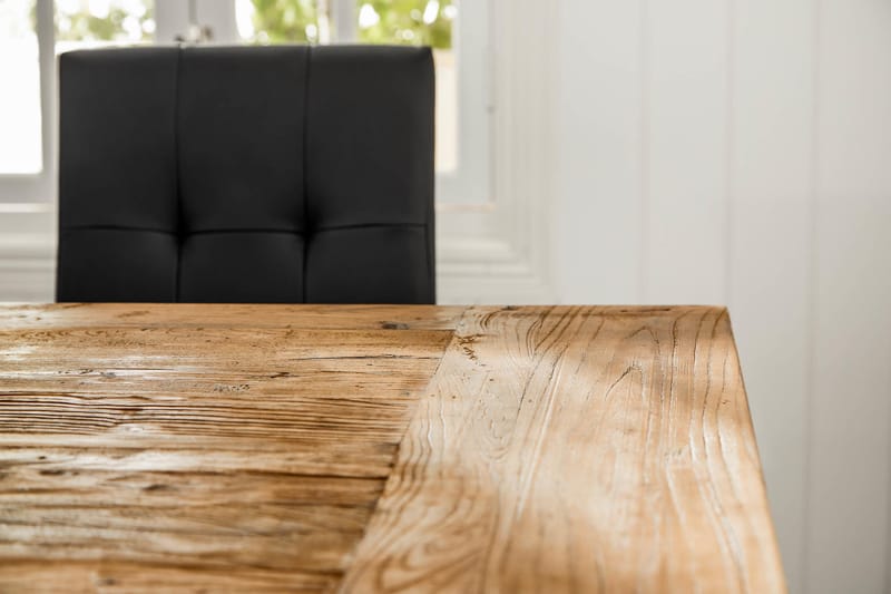 Lyon Förlängningsbar Matgrupp 200 cm med 6 Viktor Stol - Natur/Vit/Svart - Möbler - Matplats - Matgrupp & matbord med stolar