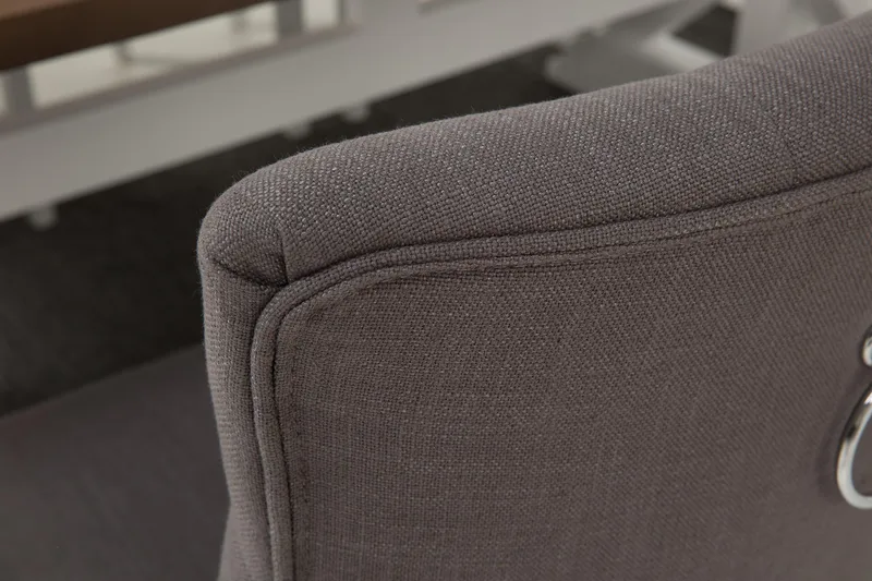 Lyon Förlängningsbar Matgrupp 200 cm med 6 Viktoria Stol - Natur/Vit/Grå - Möbler - Matplats - Matgrupp & matbord med stolar