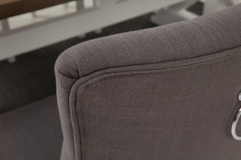 Lyon Förlängningsbar Matgrupp 200 cm med 6 Viktoria Stol - Natur/Vit/Grå - Möbler - Matplats - Matgrupp & matbord med stolar