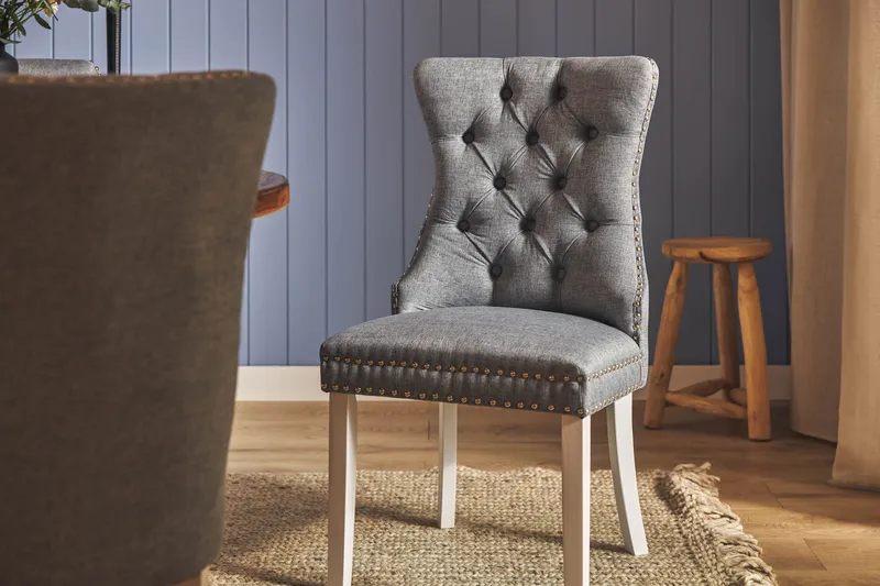 Lyon Matgrupp 120 cm Rund inkl 4 Bergviken Stolar - Brun - Möbler - Matplats - Matgrupp & matbord med stolar