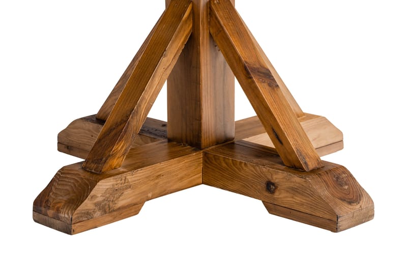 Lyon Matgrupp 120 cm Rund inkl 4 Bergviken Stolar - Brun - Möbler - Matplats - Matgrupp & matbord med stolar