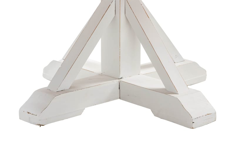 Lyon Matgrupp 120 cm Rund inkl 4 Bergviken Stolar - Brun/Vit - Möbler - Matplats - Matgrupp & matbord med stolar