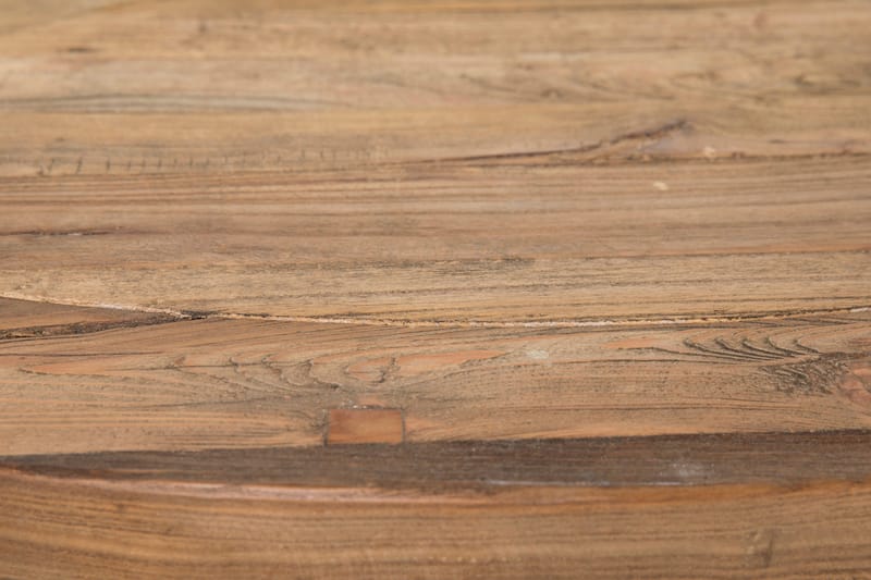 Lyon Matgrupp 150 cm Rund med 4 Tuva Fåtölj - Vintage Alm/Vit/Brun PU - Möbler - Matplats - Matgrupp & matbord med stolar