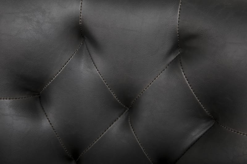 Lyon Matgrupp 150 cm Rund med 6 Tuva Fåtölj - Vintage Alm/Vit/Svart PU - Möbler - Matplats - Matgrupp & matbord med stolar