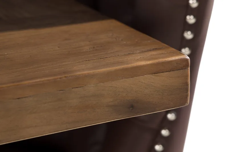 Lyon Matgrupp 200x100 cm inkl 6 Bergviken Stolar Konstläder - Brun - Möbler - Matplats - Matgrupp & matbord med stolar