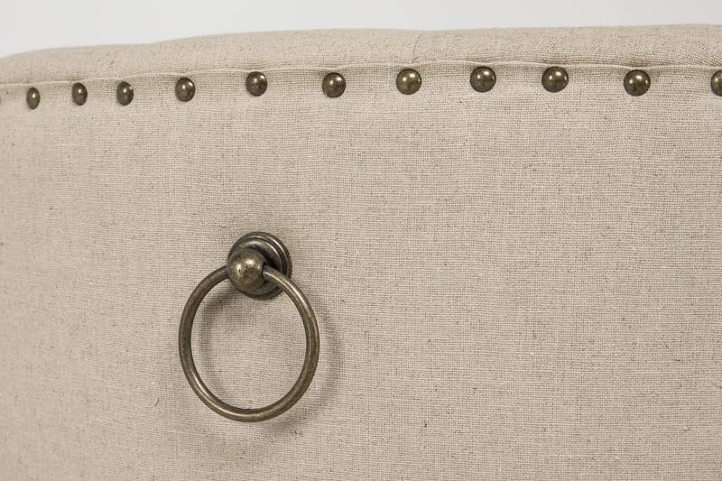 Lyon Matgrupp Ø150 cm Rund med 4 st Viktoria Stolar - Vintage Natur/Vit/Beige - Möbler - Matplats - Matgrupp & matbord med stolar