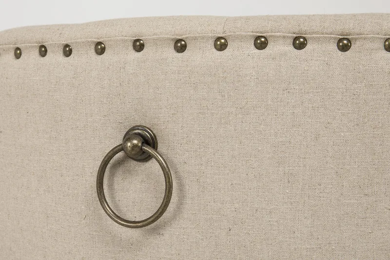 Lyon Matgrupp Ø150 cm Rund med 4 st Viktoria Stolar - Vintage Natur/Vit/Beige - Möbler - Matplats - Matgrupp & matbord med stolar