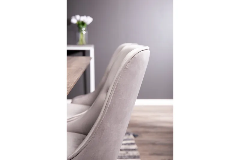 Malvina Matgrupp med 4 Valerie Lyx Sammetsstolar - Möbler - Matplats - Matgrupp & matbord med stolar