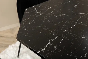 Marbs Matgrupp 110 cm Rund inkl 4 Foyos Stolar - Svart - Möbler - Matplats - Matgrupp & matbord med stolar