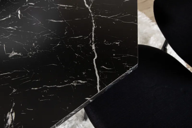 Marbs Matgrupp 110 cm Rund inkl 4 Moncoll Stolar - Svart - Möbler - Matplats - Matgrupp & matbord med stolar