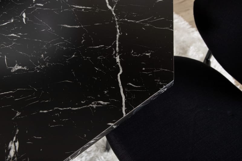 Marbs Matgrupp 110 cm Rund inkl 4 Moncoll Stolar - Svart - Möbler - Matplats - Matgrupp & matbord med stolar