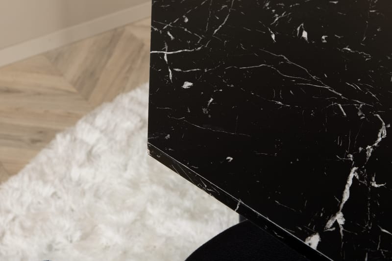 Marbs Matgrupp 110 cm Rund inkl 4 Moncoll Stolar - Svart - Möbler - Matplats - Matgrupp & matbord med stolar