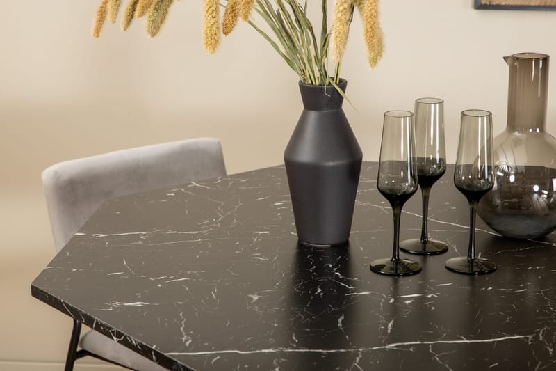 Marbs runt matbord med 4st Kenth matstol - Möbler - Matplats - Matgrupp & matbord med stolar