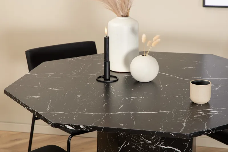 Marbs runt matbord med 4st Kenth matstol - Möbler - Matplats - Matgrupp & matbord med stolar