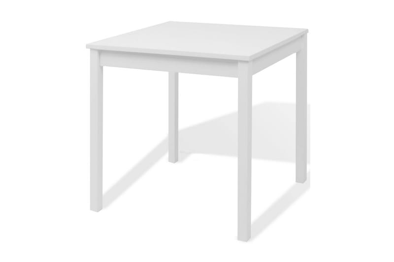Matbord och stolar 3 delar furu vit - Vit - Möbler - Matplats - Matgrupp & matbord med stolar