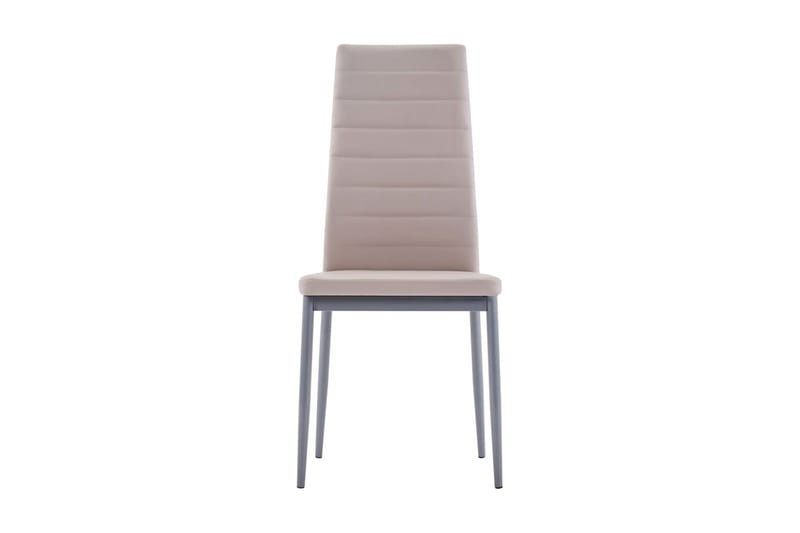 Matbord och stolar 5 delar cappuccino - Beige - Möbler - Matplats - Matgrupp & matbord med stolar