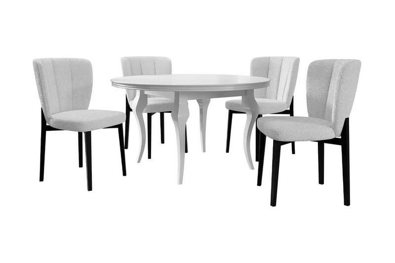 Matgrupp, Beige/Vit/Svart