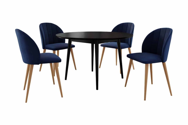 Matgrupp - Blå - Möbler - Matplats - Matgrupp & matbord med stolar