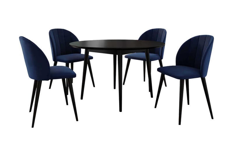 Matgrupp - Blå - Möbler - Matplats - Matgrupp & matbord med stolar