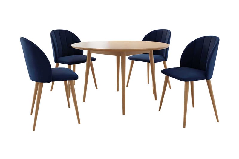 Matgrupp - Blå - Möbler - Matplats - Matgrupp & matbord med stolar