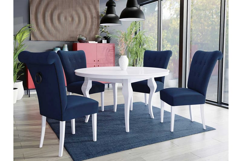 Matgrupp - Blå - Möbler - Matplats - Matgrupp & matbord med stolar