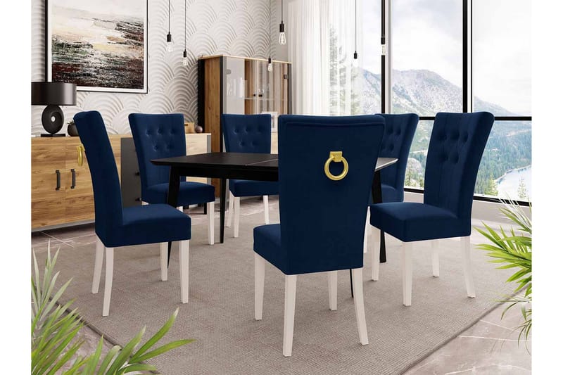Matgrupp - Blå - Möbler - Matplats - Matgrupp & matbord med stolar