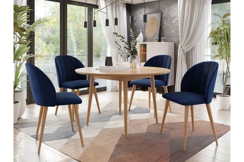 Matgrupp - Blå - Möbler - Matplats - Matgrupp & matbord med stolar
