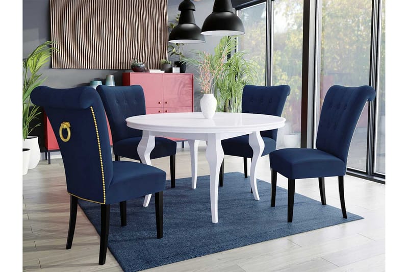 Matgrupp - Blå - Möbler - Matplats - Matgrupp & matbord med stolar
