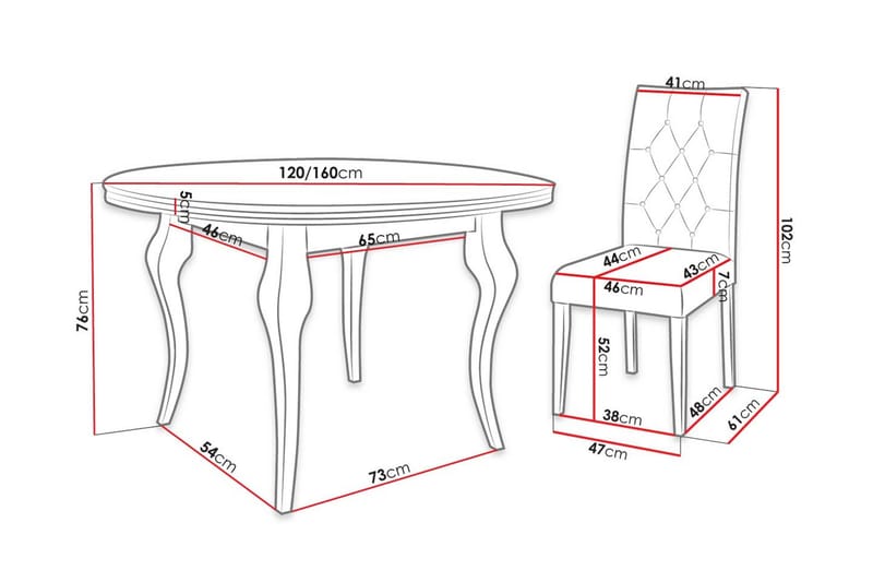 Matgrupp - Blå - Möbler - Matplats - Matgrupp & matbord med stolar