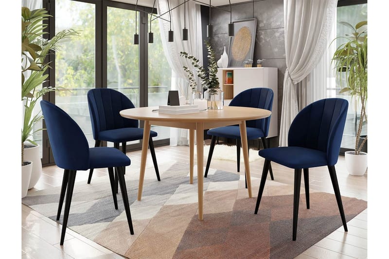 Matgrupp - Blå - Möbler - Matplats - Matgrupp & matbord med stolar