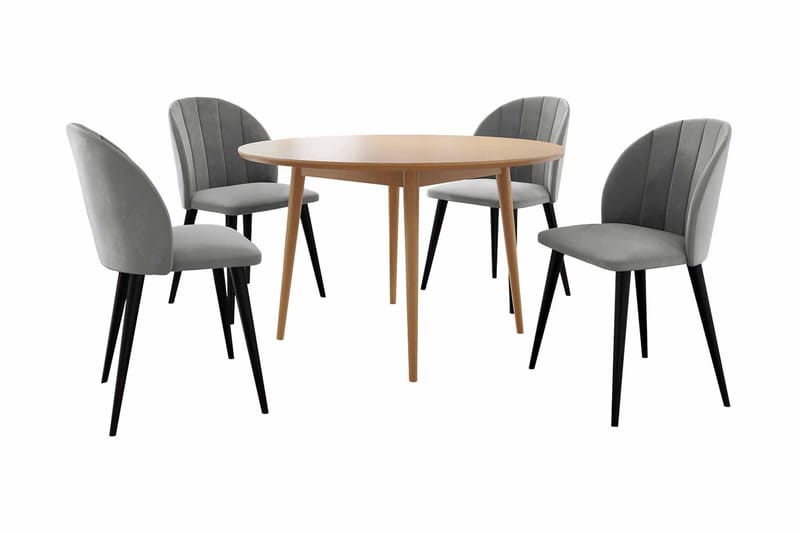Matgrupp - Grå - Möbler - Matplats - Matgrupp & matbord med stolar
