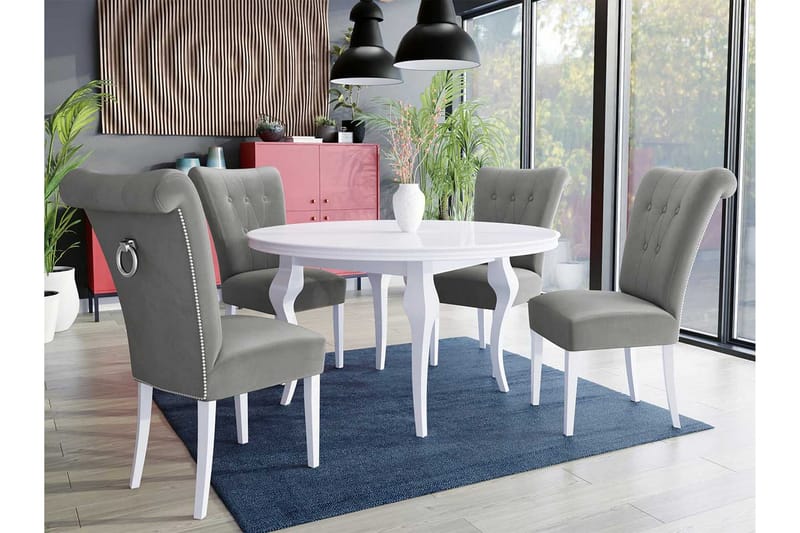Matgrupp - Grå - Möbler - Matplats - Matgrupp & matbord med stolar