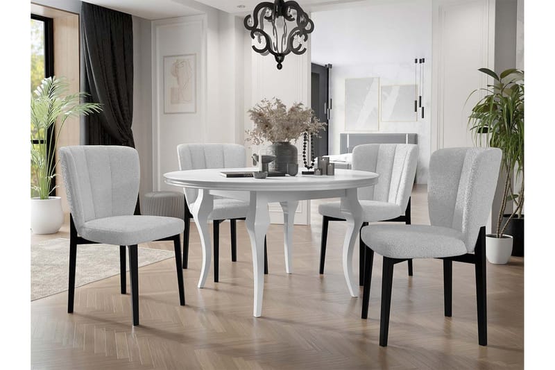 Matgrupp - Grå/Svart - Möbler - Matplats - Matgrupp & matbord med stolar